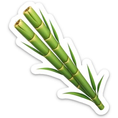 Sugarcane emoji sticker