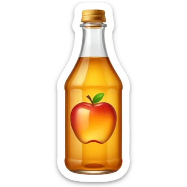 jus de pommes en bouteille sticker