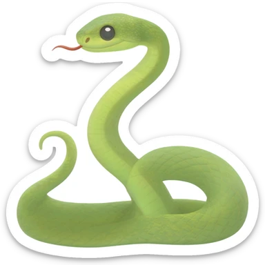 Snake Photoshoot sticker