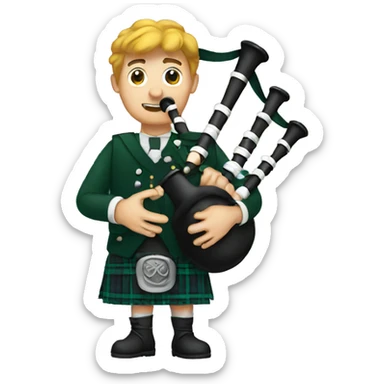 bagpipes sticker