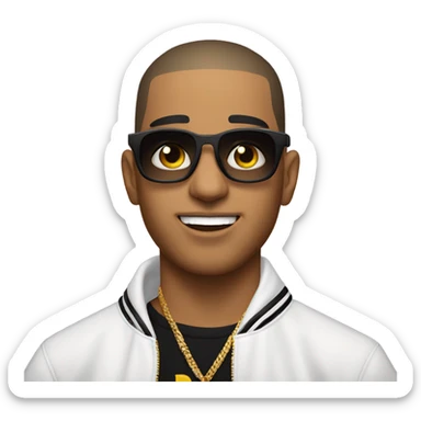 Bad bunny reggaeton singer  sticker