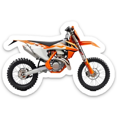 KTM Dirtbike - KTM 250 SX (Model Year: 2021) (Iconic colour: Orange) sticker