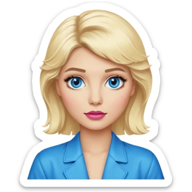 Blondie in the 80s sticker