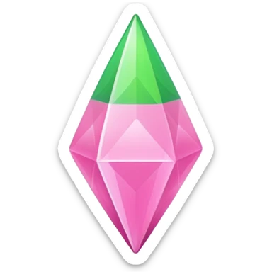 pink sims 4 plumbob sticker
