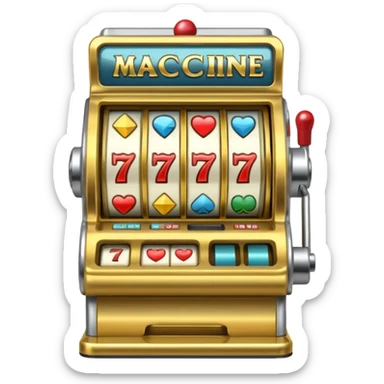 Slot machine, macau, thailand, rotate sticker