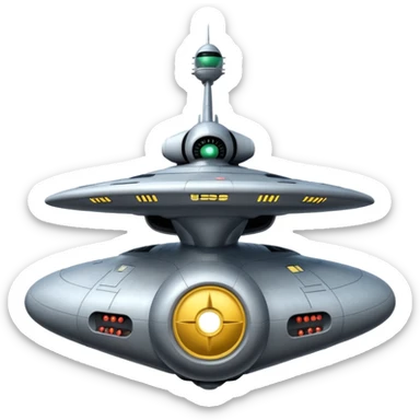 star trek uss enterprise sticker