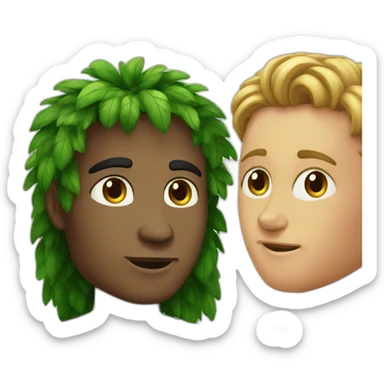 Adam and Eve sticker