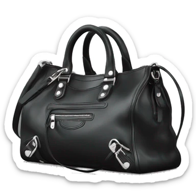 Balenciaga city bag black sticker