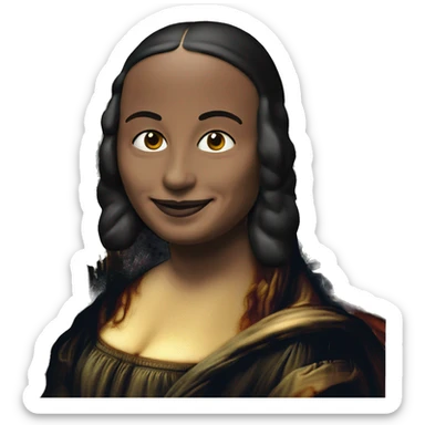 mona lisa sticker