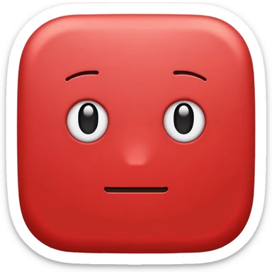 red minus emoji sticker