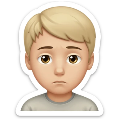 Pis çocuk sticker