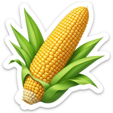 Corn cob sticker