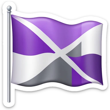 Demisexual flag sticker