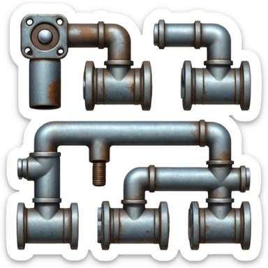 metal fittings sticker