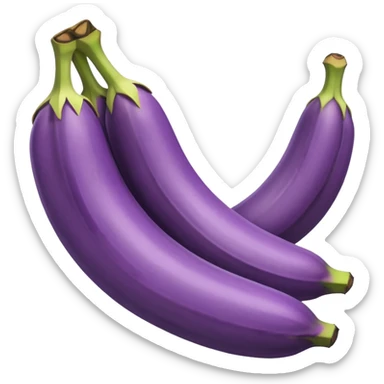 purple bananas sticker