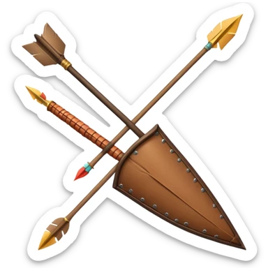 quiver of arrows sticker