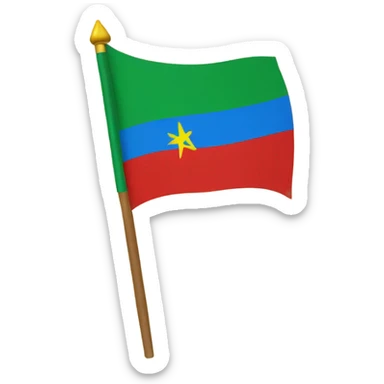 Amazigh flag sticker