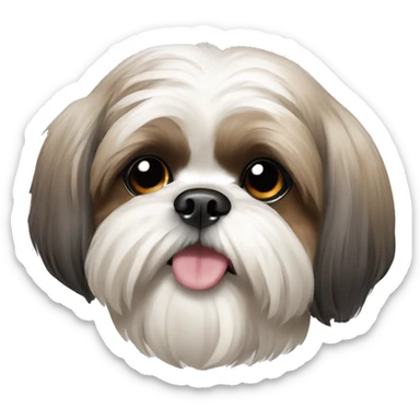Shih tzu dog  sticker