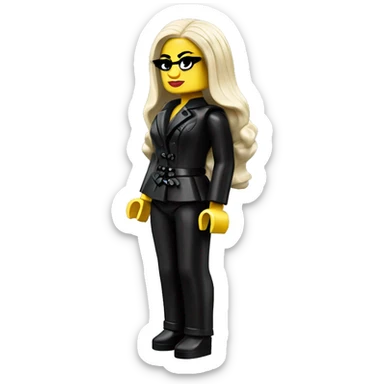 LADY GAGA lego full body sticker