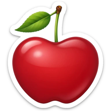 stiker de estudio guinda sticker