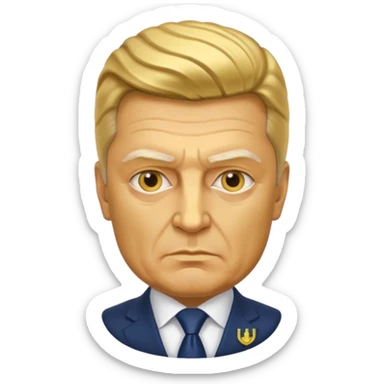 president of ukraine is gold sticker