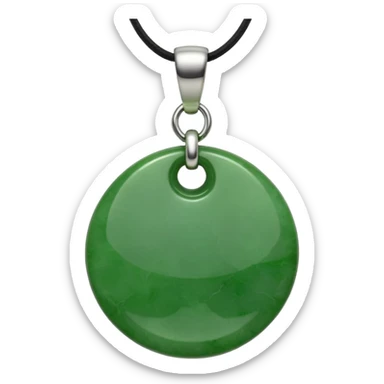 jade pendant sticker