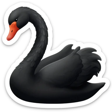 Black swan emoji for my instagram bio sticker