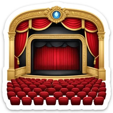 Concert theater sticker