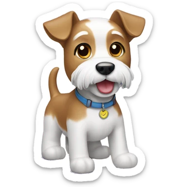 terrier toy sticker