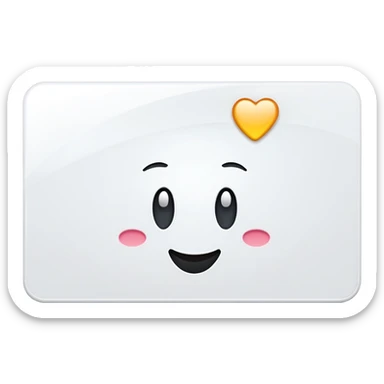 gift card white sticker