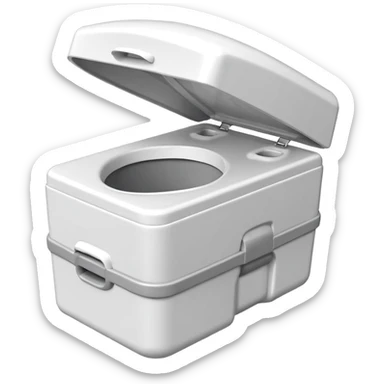 JJ echo portable toilet sticker