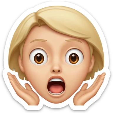  Jaw dropped  sticker