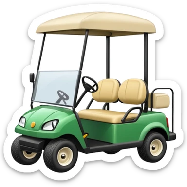 Create a golf cart emoji. IT NEEDS TO BE A EMOJI sticker