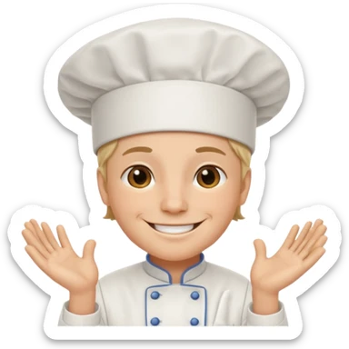 cute baking emoji
a chef
a whisker
a bowl sticker