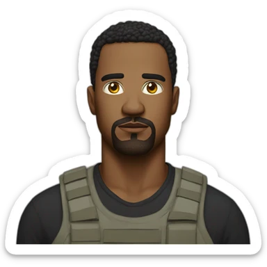 Thousand Yard Stare sticker