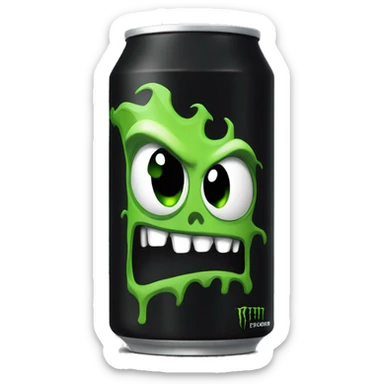 Monster energy drink sticker