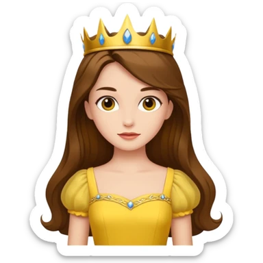 princesa bella sticker