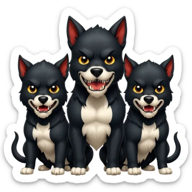 cerberus mythological creatures sticker