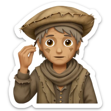 beggar  sticker