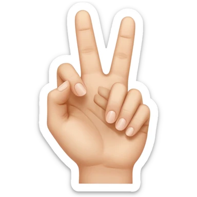 검지손가락만 피고 있는 손 sticker