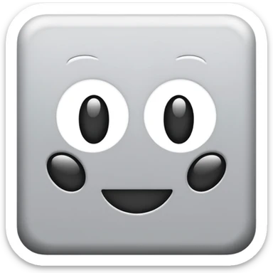 100 dans un carre gris sticker