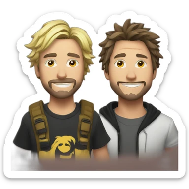 Forsen and Xqc sticker