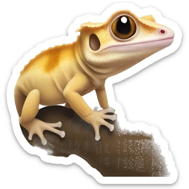 Crested gecko sticker