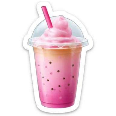 bubble gum bubble tea sticker