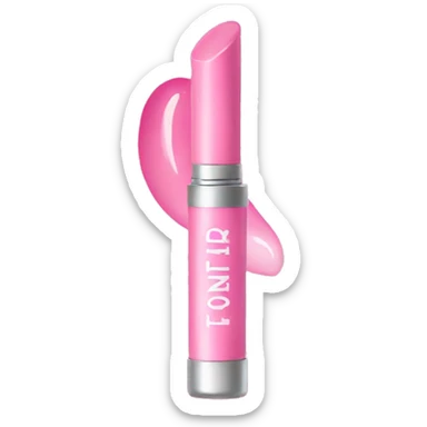 lip gloss light pink sticker