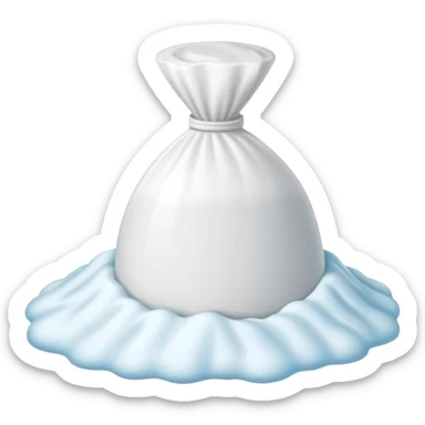 white laundry detergent  sticker