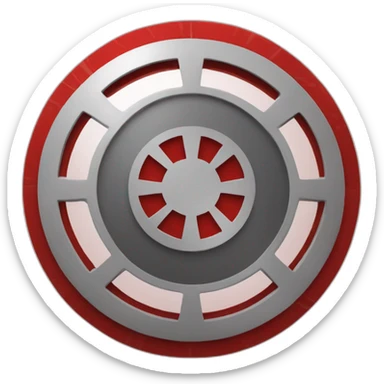 Galactic Empire Flag (Red flag imperial cog) sticker
