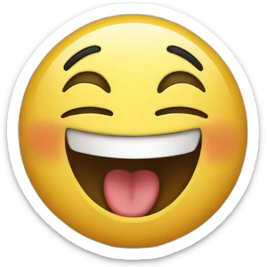 laughing emoji pointing at me sticker