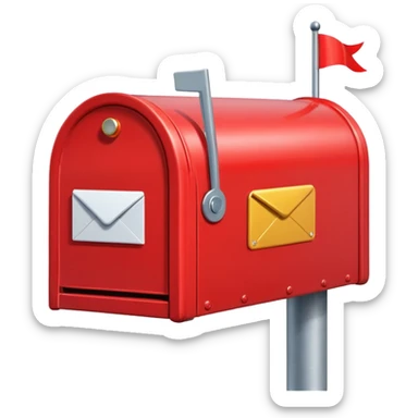 Post office logo sticker