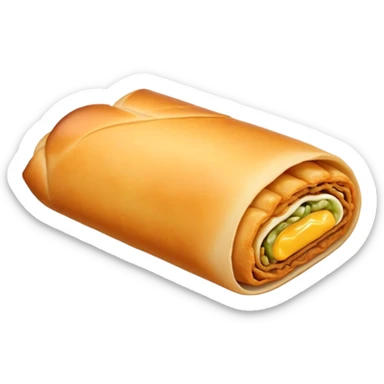Egg roll sticker